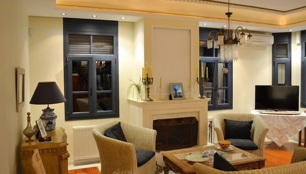 Coin salon dans le hall