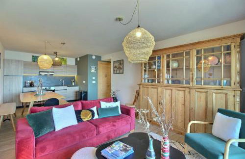 ARC 1600, LE RIDGE, Appartement 08 personnes Vue Montagne - ski aux pieds - Sauna, Hammam, Piscine - Foto 9