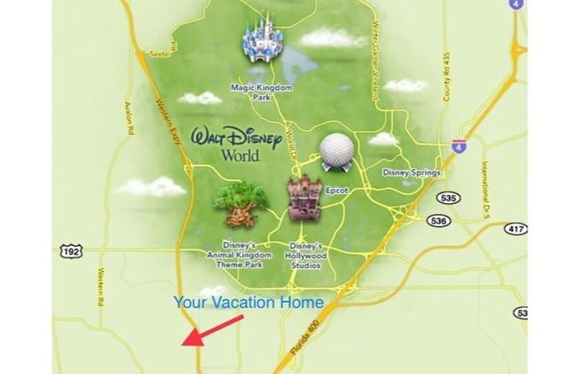 Vacation Resort Home Right Outside Of Disney World Parks With Private Pool 4 Bedroom Home by RedAwning - Foto 8