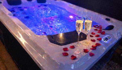 Wellness Ferienwohnung mit Sauna, Massagen, Spa, beheizbarem Whirlpool bei Leipzig - Foto 3