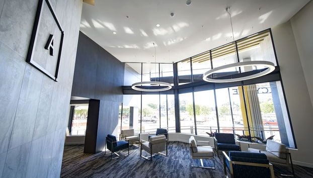 Zona de estar del vestíbulo