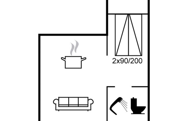 Apartment in Væggerløse with terrace - Photo 13