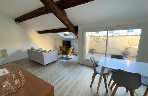 La Dolce Vita Nîmoise Terrasse 100 m des Arènes - Foto 20