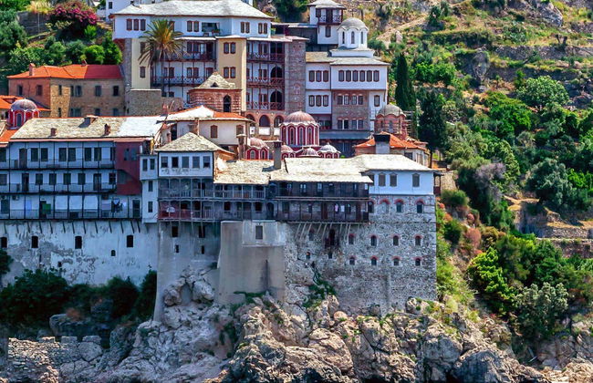 Passeio de barco pelo Monte Atos - Foto 1