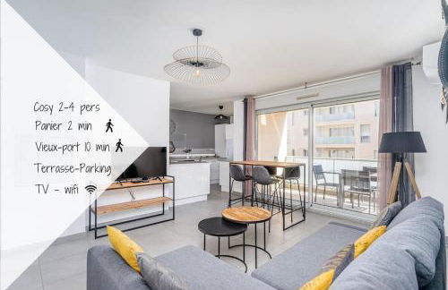 Panier, Major, appartement de 47 m2, parking et terrasse - Foto 1