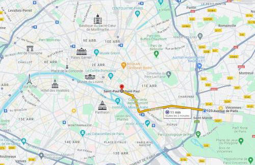 Superbe appartement terrasse 75m Paris - Foto 17