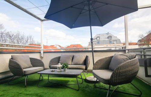 Leipzig Residenz Goethe Apartment mit 2 Dachterrassen - Foto 2