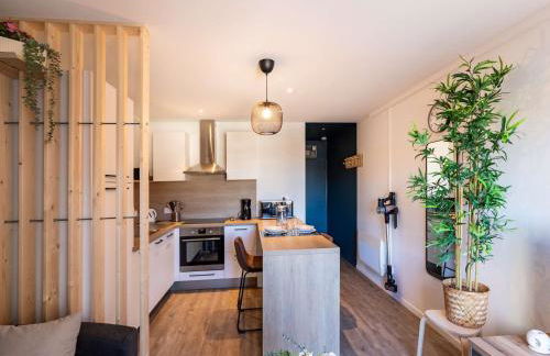 Studio moderne pour 2 personnes avec cuisine équipée et TV à Gourette - FR-1-400-122 - Foto 6