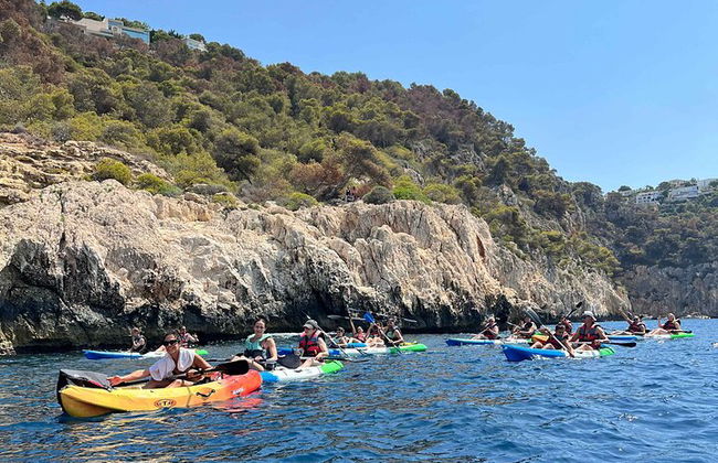 Kajak-Granadella-geführter Ausflug zu seinen Höhlen und Cala en Caló - Foto 6