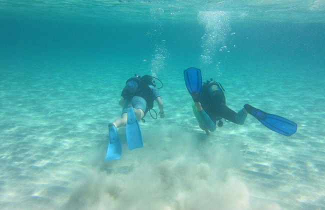 Bautismo de buceo en la playa de Migjorn - Foto 2
