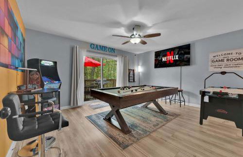 Hot Tub Game Room Firepit Arrowhead Family - Foto 5