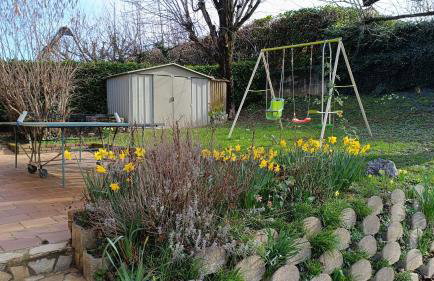 Gîte des Gones Maison 3 étoiles 10 personnes Jardin Lyon Eurexpo - Foto 4