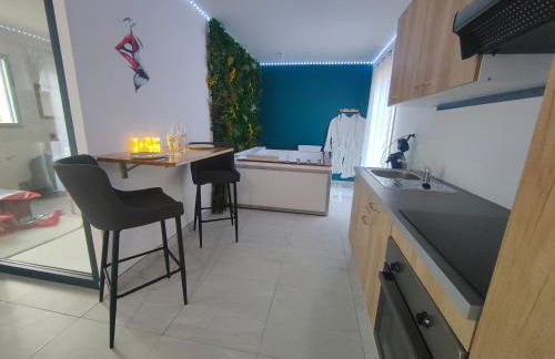 Un amour passionnel,love room,15 min du zoo,balnéo XL privatisée et disponible toute l'année ,piscine couverte et chauffée d'avril à fin septembre à partager avec d'autres logements et elle est privatisée de 20h à 22h - Foto 23