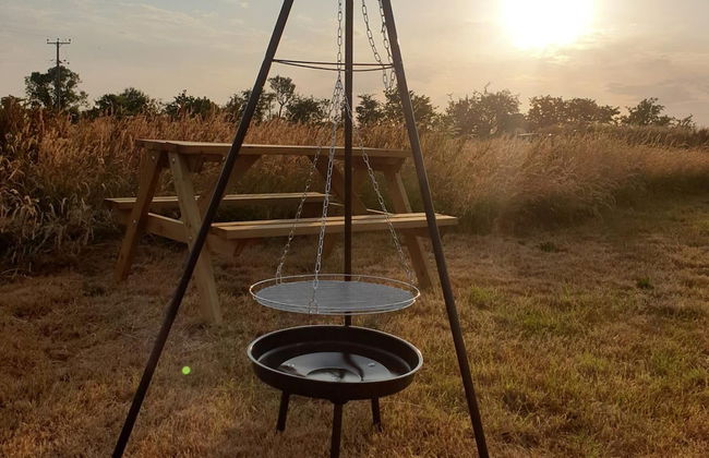 6m xl Bell Tent, Near Whitby, With log Burner - Foto 16
