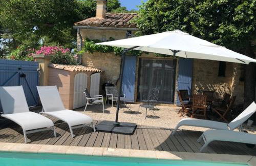 Maison de plain pied pour 4 pers piscine Lussan - Photo 3