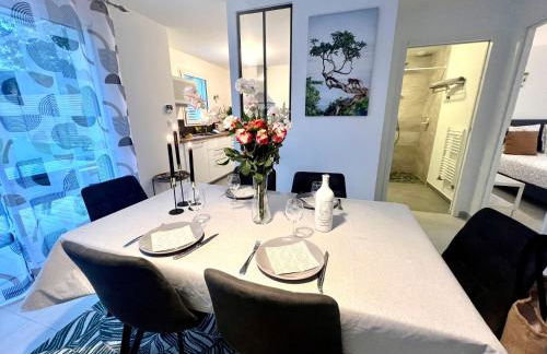 Le Belaven, Neuf, Cosy, Terrasse, jardin, Kerfany Plage, 1 à 6 pers - Foto 8