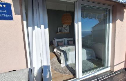 Ferienwohnung mit 180° Meerblick (nähe Opatija) - Foto 6