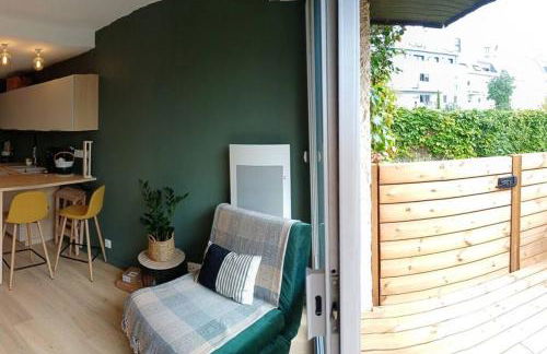 Ty Jolie Super Grand Studio avec Parking et Terrasse - Foto 9