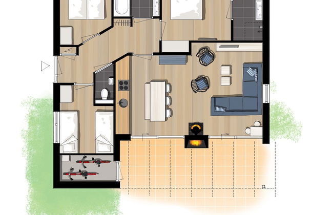 Beach Villa in North Holland With Patio - Foto 5