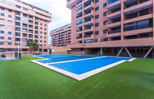 Apartment on the beach,pool,WiFi,garage,Valencia - Foto 3