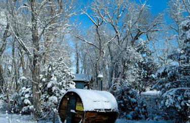 Rustic Log Cabin on Eco-Friendly Farm near Taos, New Mexico - Foto 48