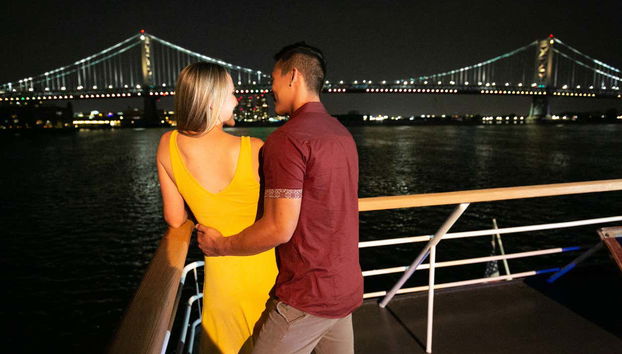 Admirando Filadélfia à noite