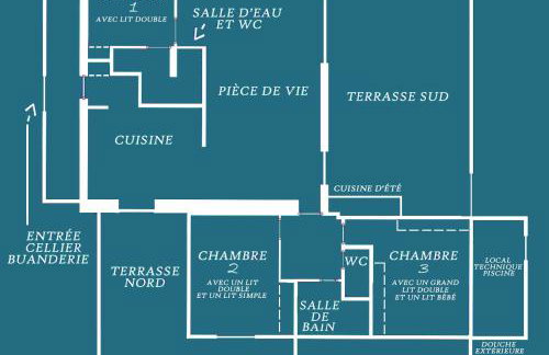 Villa Néoulaise 12 couchages - Foto 19