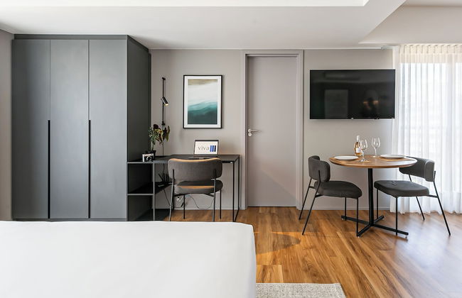 Studios Rio Branco by Viva - Prédio moderno, aptos com cama king-size no centro de Floripa - Photo 8