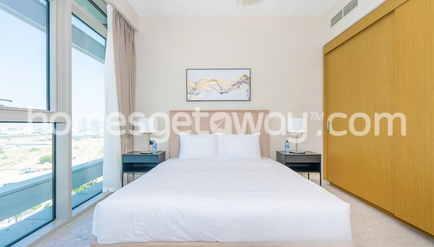 HomesGetaway-Golf Suites Dubai Hills 1BR - Foto 3, Habitación