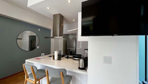 w Beautiful Loft w Perfect View in Roma Norte - Foto 5, Habitación