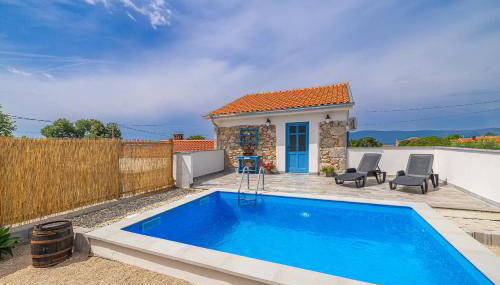 Holiday house KUNTENTA with pool and jacuzzi - Foto 2, sunbed