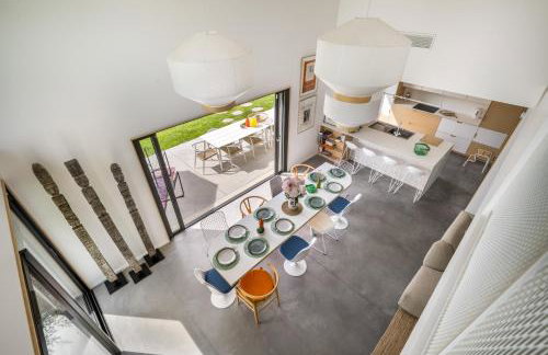 Villa prestige piscine climatisation standing Lyon Ouest - Foto 49