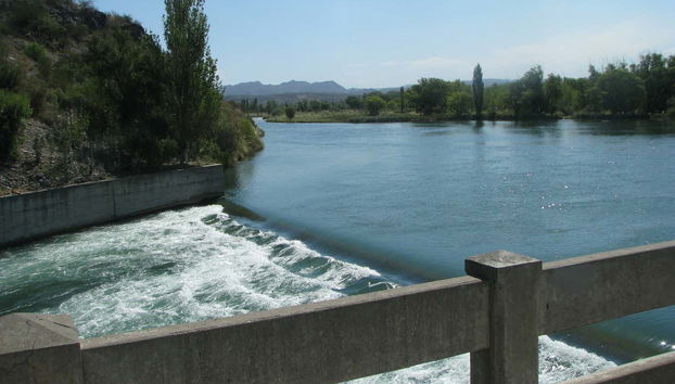 Escursione alla diga di Los Reyunos - Foto 5, Diga accanto al fiume Diamante
