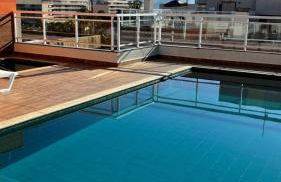 Apto Itaguá com piscina, churrasqueira, Wi-Fi e Ar Cond - Foto 17