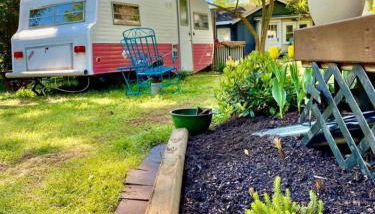 Vintage Scotty Camper Cottage Durham NC - Foto 4, Garden