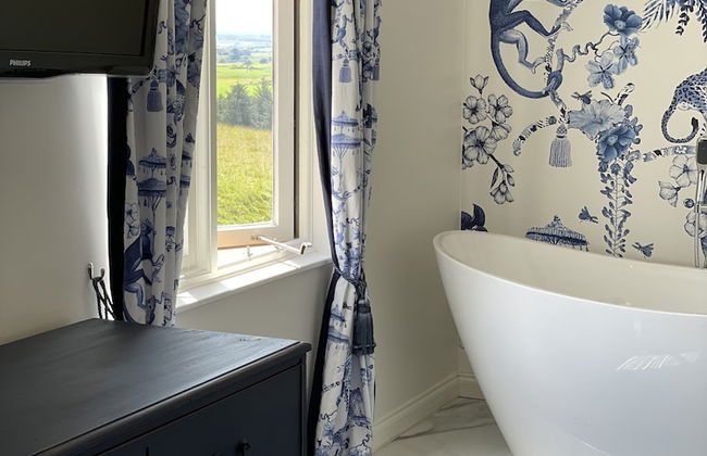 Cosy Lodge With Private Hot Tub in Tottergill Farm - Foto 15