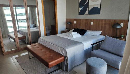 Flat I SAINT MORITZ, TOP 14, Espaçoso, Aconchegante, Novo, Região Central de Brasilia, Executivo ou Família - Foto 4
