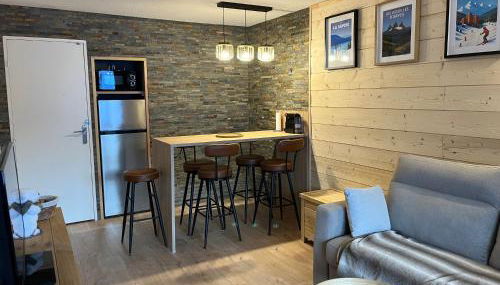 LE CORBIER Vue pistes Studio 5 personnes entièrement rénové et labellisé Qualité Hébergement Sybelles - Foto 5