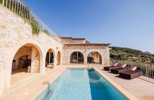 Le Mas d'Azur - Villa d'exception avec vue panoramique sur la Baie des Anges - Foto 15