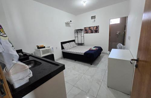 Flat completo a 6 minutos de mercado e praça - Foto 17