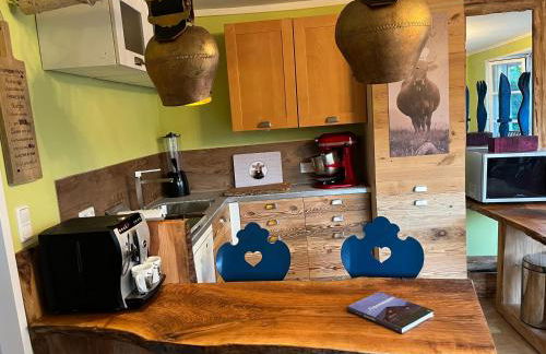 Glückliche Kuh-Villa - Achtsamer Rückzugsort mit Traumgarten, Schwimmteich & Raum zum Sein bis 18 Personen - Allgäu - Foto 28