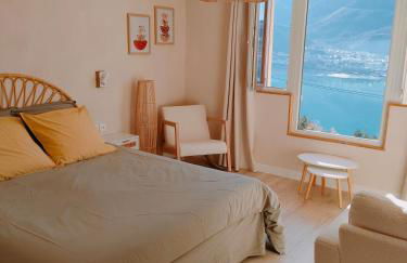 Le Cosy du Plongeoir - T2 neuf avec vue sur le lac de Serre Ponçon et grande terrasse avec jardin - Photo 1