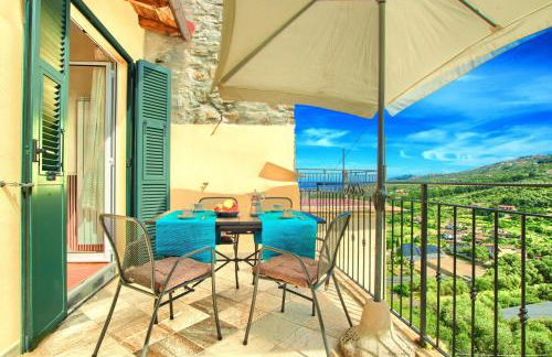 casa con terrazza panoramica in tipico borgo ligure - Foto 16