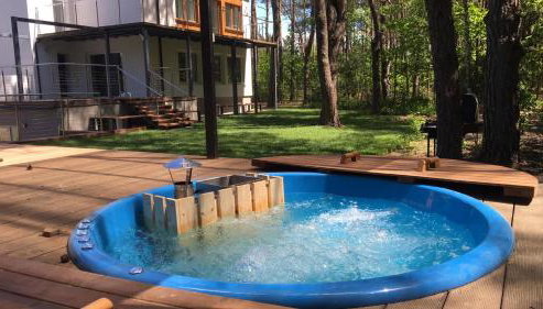 Luksusowy Apartament pod Lasem, Otwock -Shared garden, sauna, wood hot tub! Hot tub seasonal May to October - Foto 5