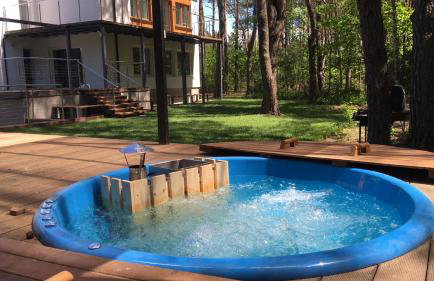 Luksusowy Apartament pod Lasem, Otwock -Shared garden, sauna, wood hot tub! Hot tub seasonal May to October - Foto 5
