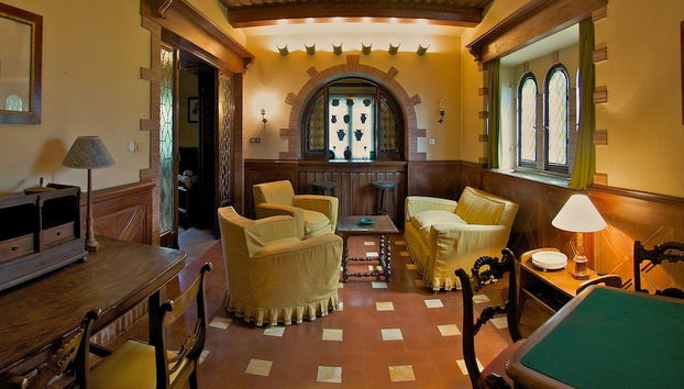 Coin salon dans le hall