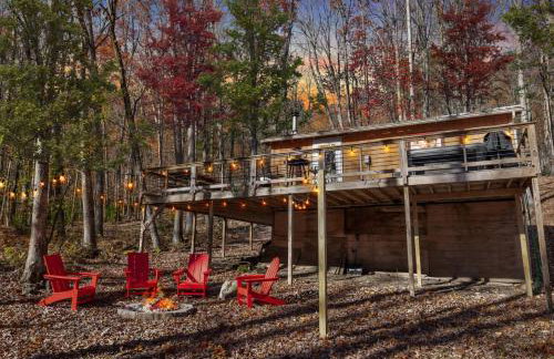Cozy Cabin w Lake, Hot Tub, Huge Deck & Fire Pit - Foto 6