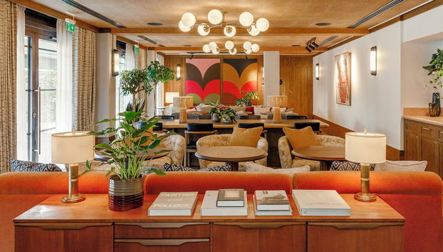 Sala de estar do lobby