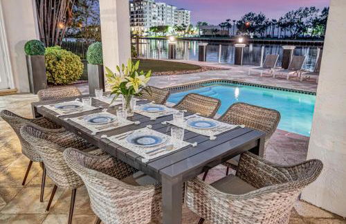 Waterfront Luxury Villa Heated Pool with Afternoon Sun Coral Key - Foto 13