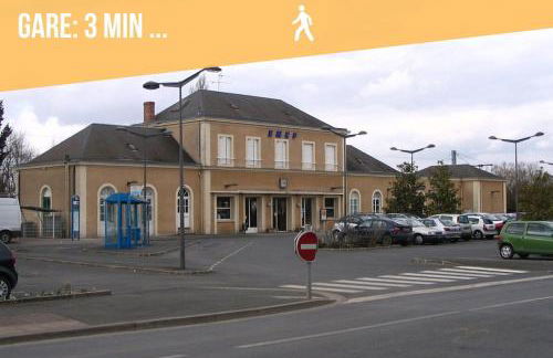 La Halte, Proche-gare, cosy, Spacieux - Foto 6